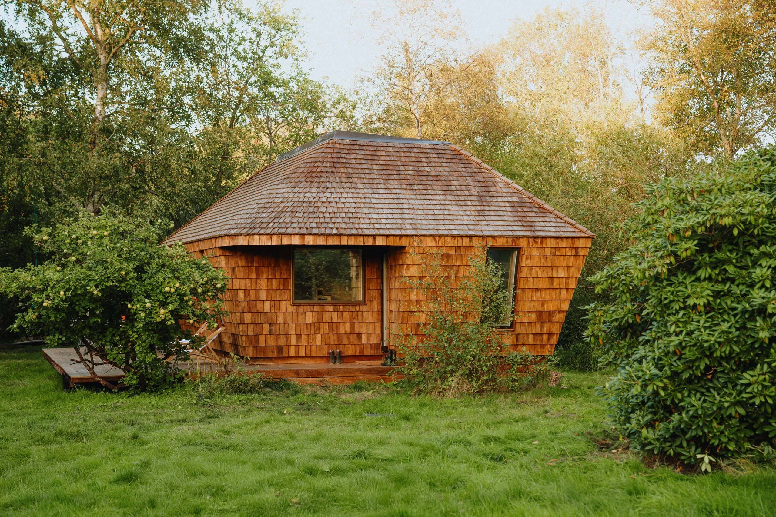 Photo of in progress construction of the Eco Neo house