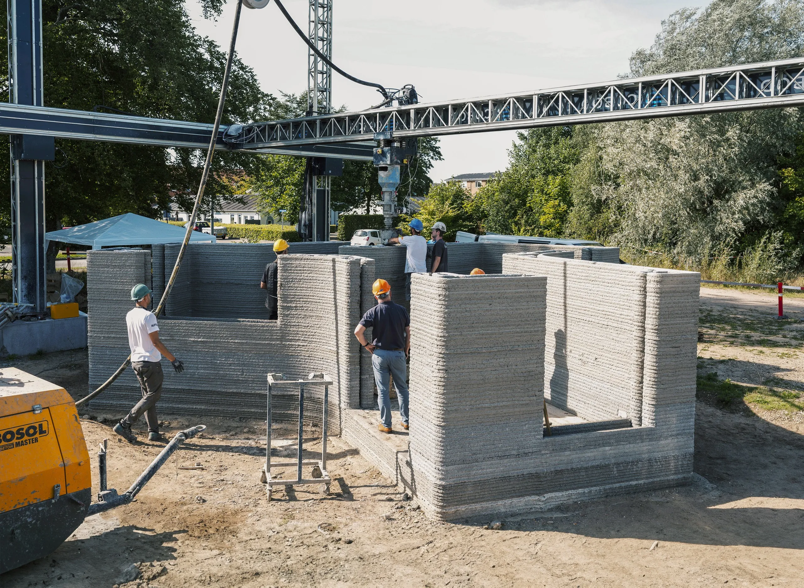 Image of 3D printed building