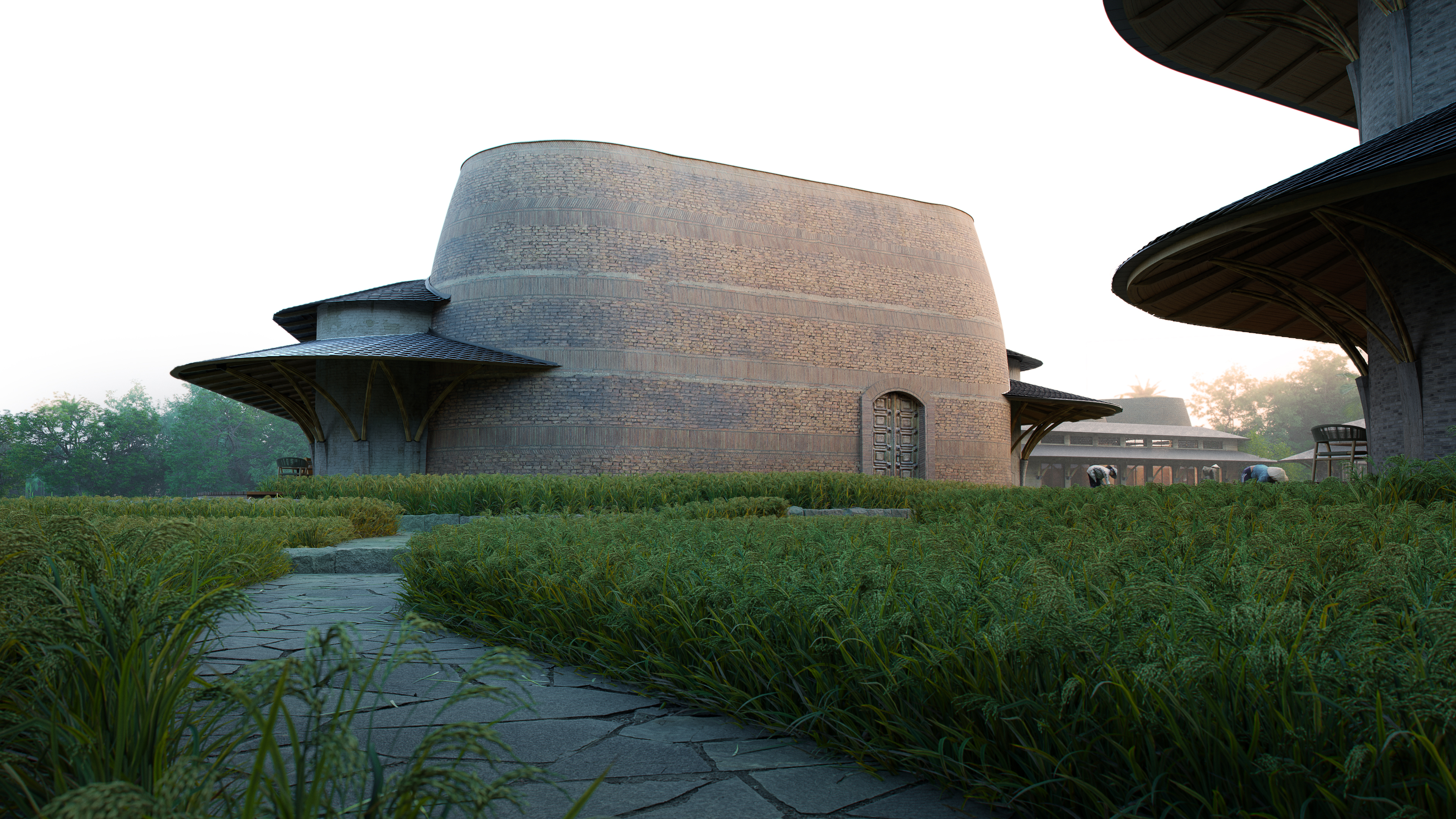 Full res render of Rice Gardens Eatery